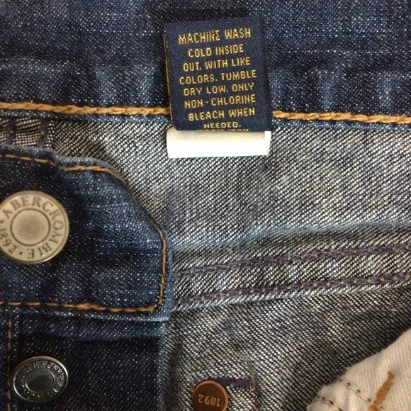 Abercrombie & Fitch Boot Cut Medium Wash Blue Denim Jeans - Size 2 Regular - Picture 9 of 9